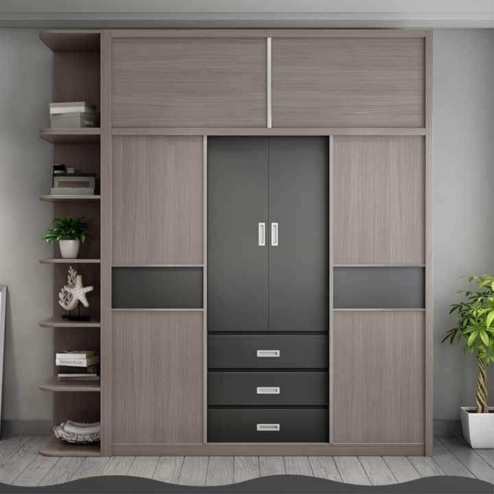 Solid Wooden Wardrobe - Color: Different Available