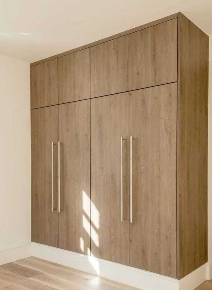 Solid Wooden Wardrobe For Bedroom - Color: Different Available