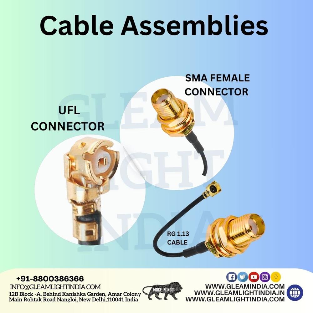 Sma Female To  Ufl Pigtail Extension Cable