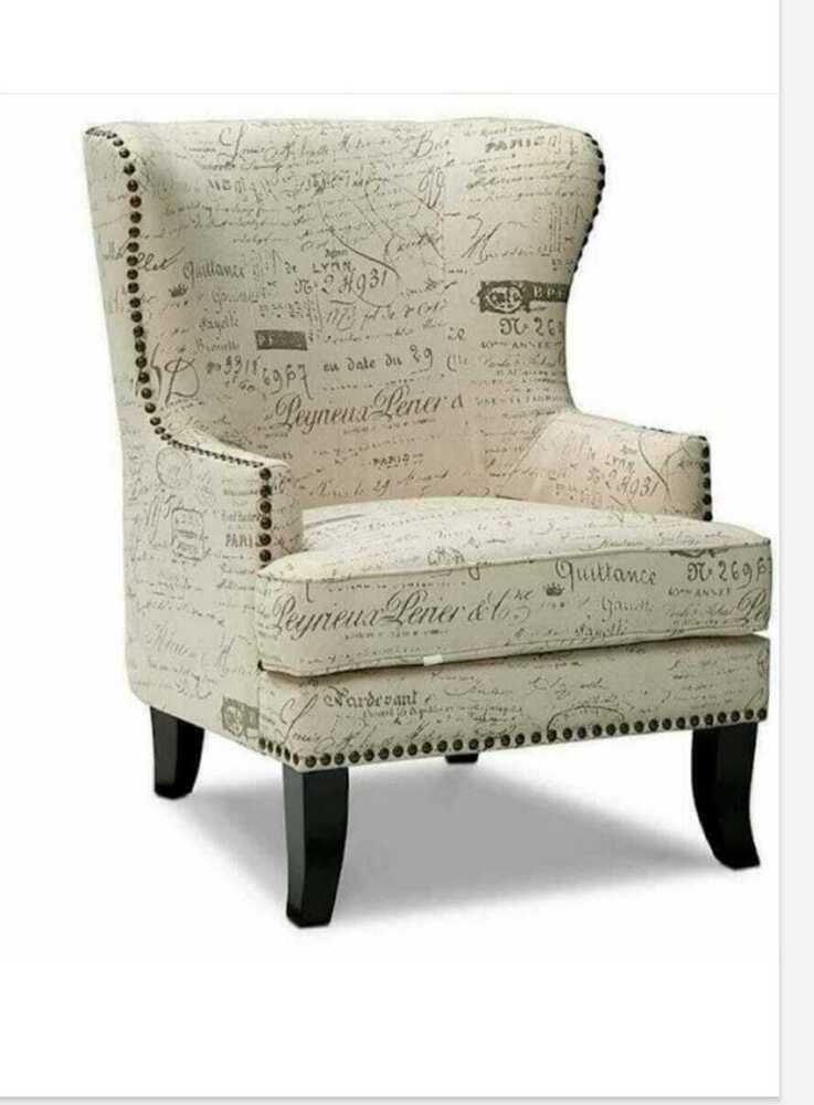 Elegant White Living Area Chair