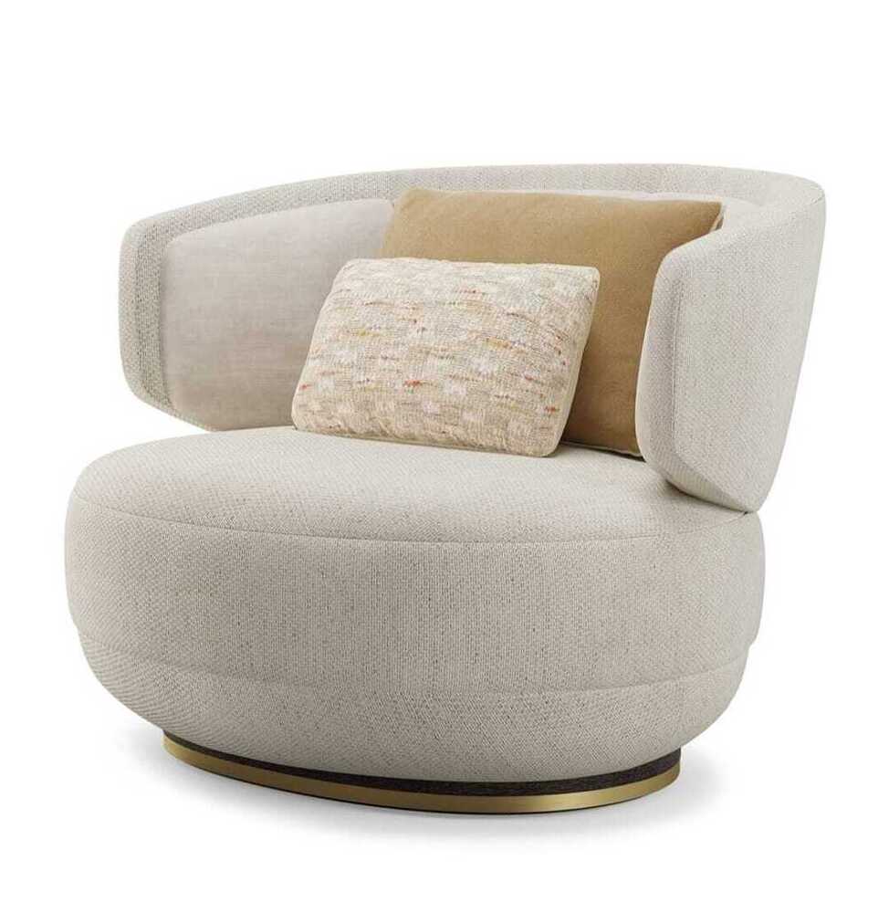Elegant White Living Area Chair