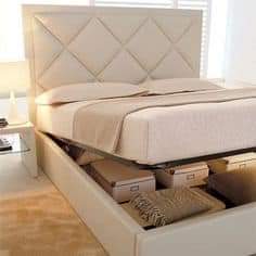 Hydraulic Wooden Bed - Color: Different Available