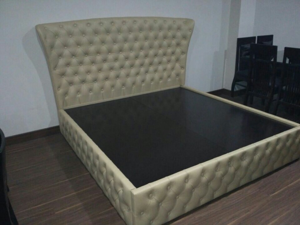 Solid Wooden Bed - Color: Different Available