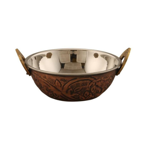 Copper steel kadhai