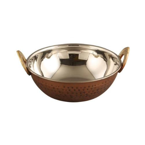 Copper steel kadhai