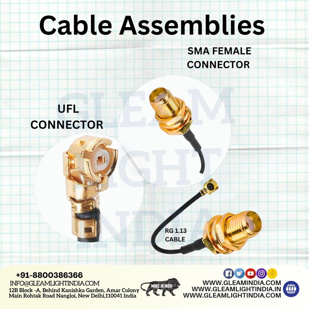 Sma Female To  Ufl Pigtail Extension Cable