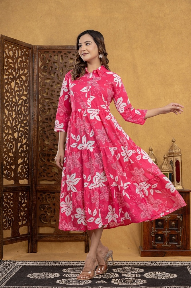 Collar One Piece Dress