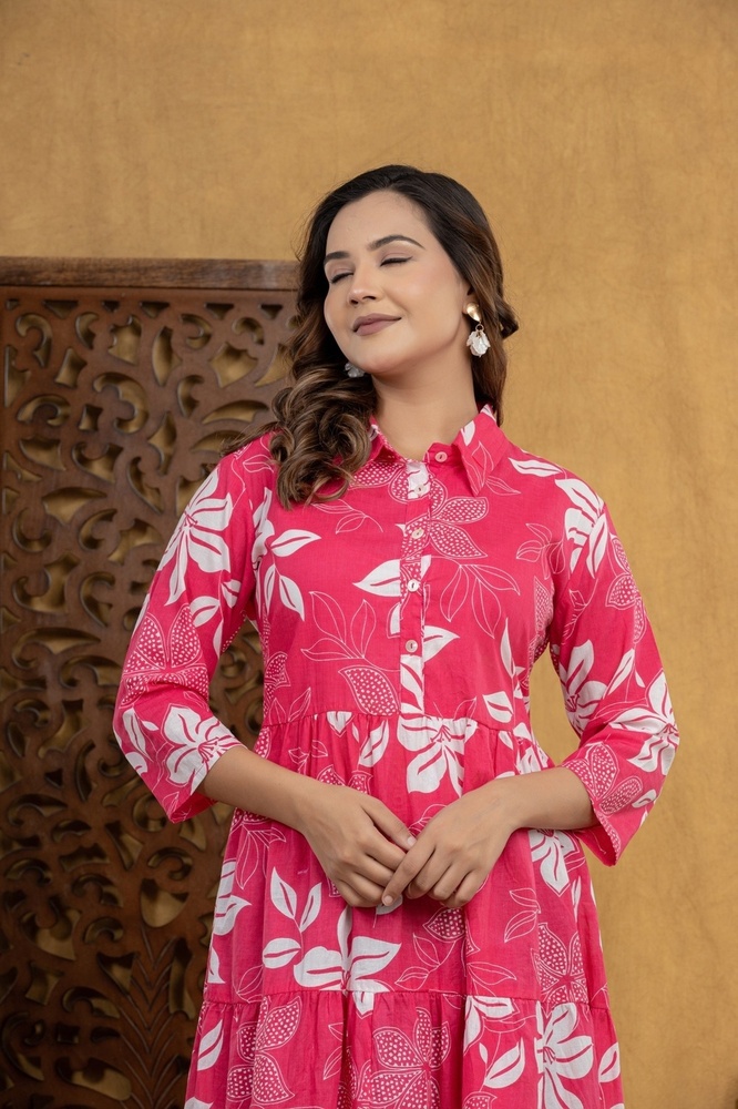 Collar One Piece Dress