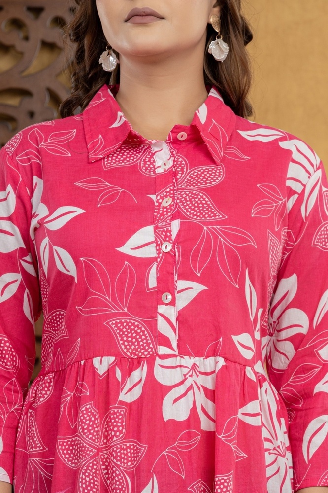 Collar One Piece Dress