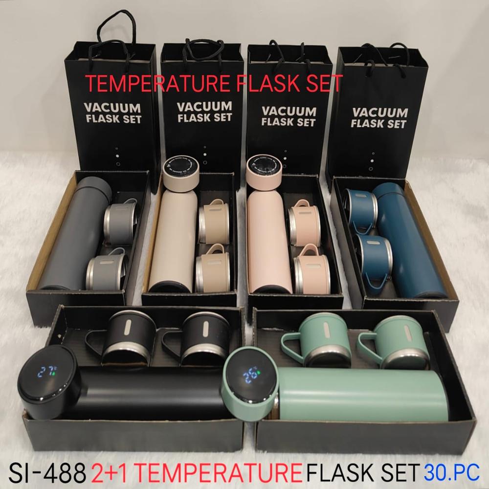 CVF-L3 INSULATED VACUUM FLASK 425 ML WITH 2 COFFEE CUPS 24 SET