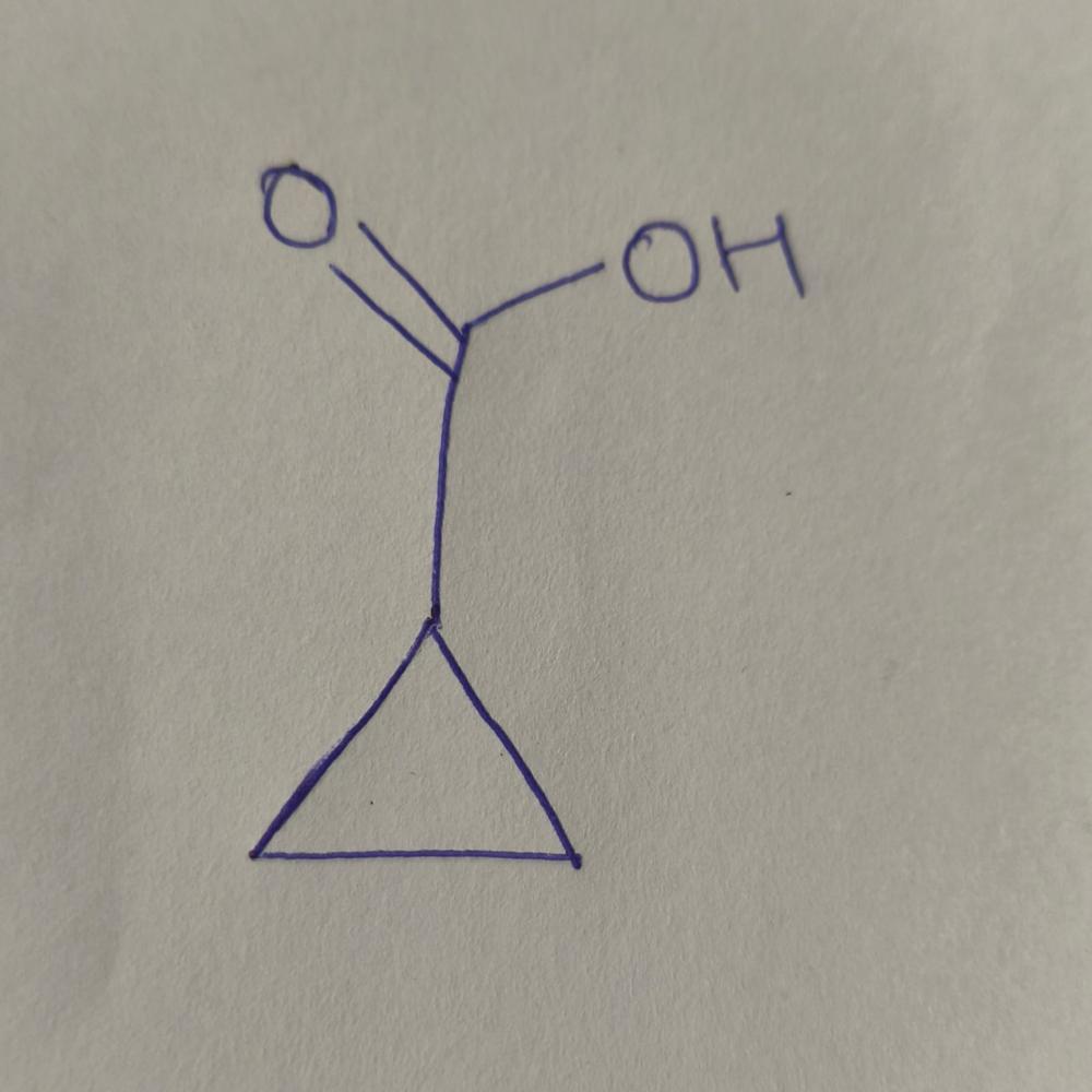 Cyclopropane Carboxylic Acid - Molecular Formula: C H O