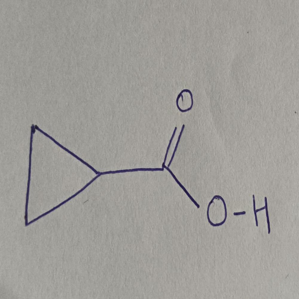 Cyclopropane Carboxylic Acid - Molecular Formula: C H O