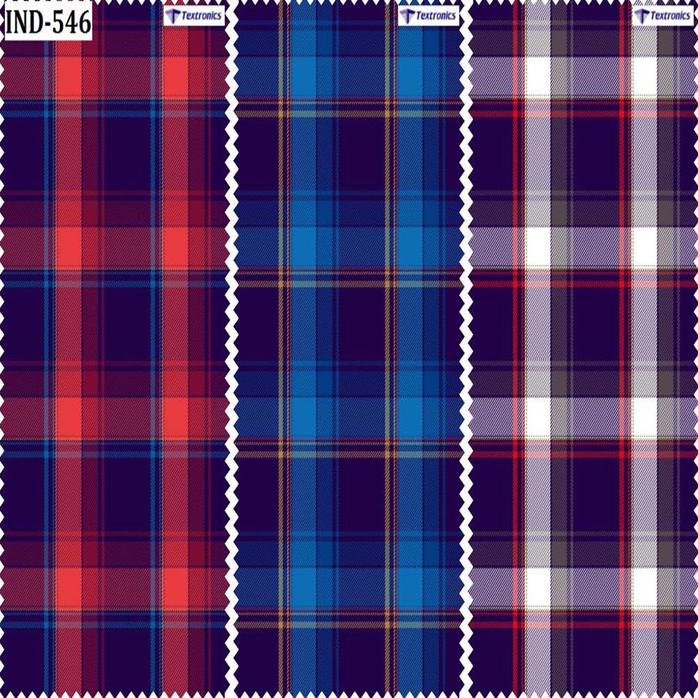 Cotton Mix Checks Fabric