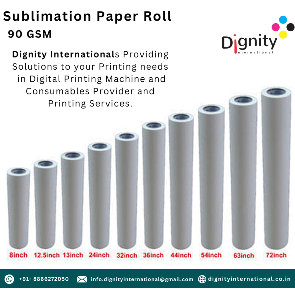 44 Inch Sublimation Paper Roll - Coating Type: One Side Coated