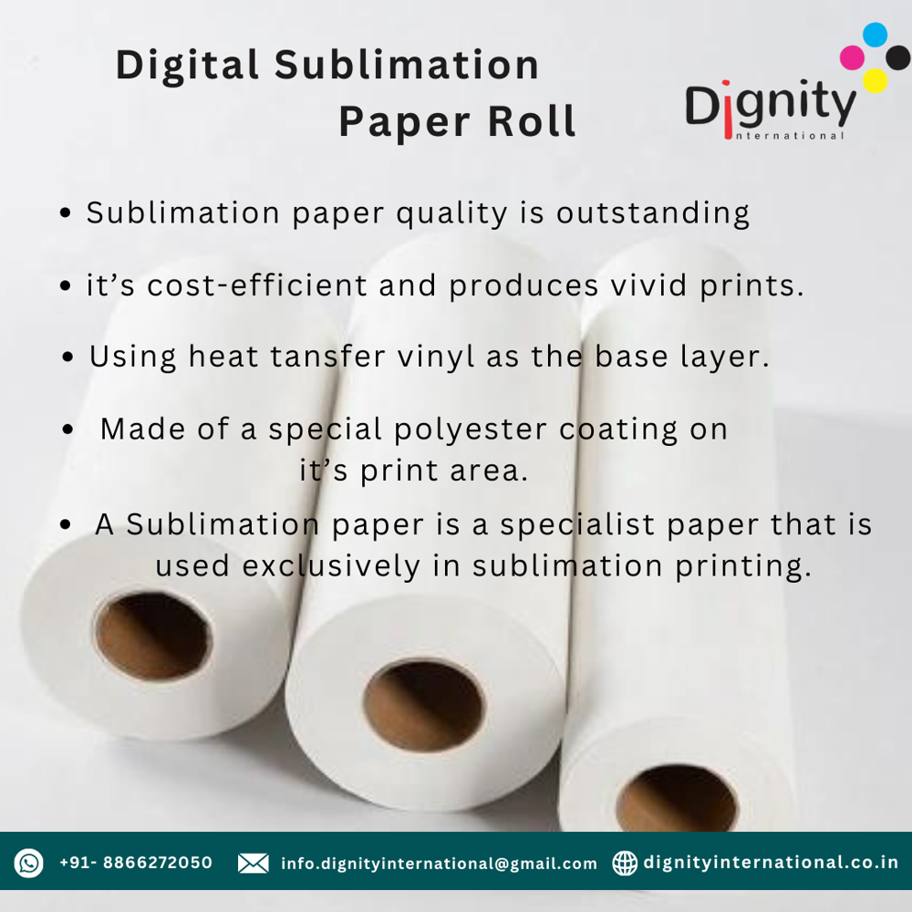 44 Inch Sublimation Paper Roll - Coating Type: One Side Coated