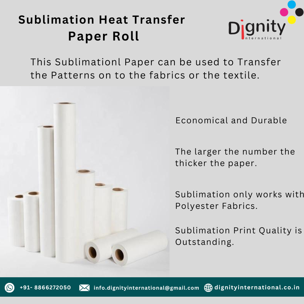 48 Inch Sublimation Paper Roll - Coating Type: One Side Coated