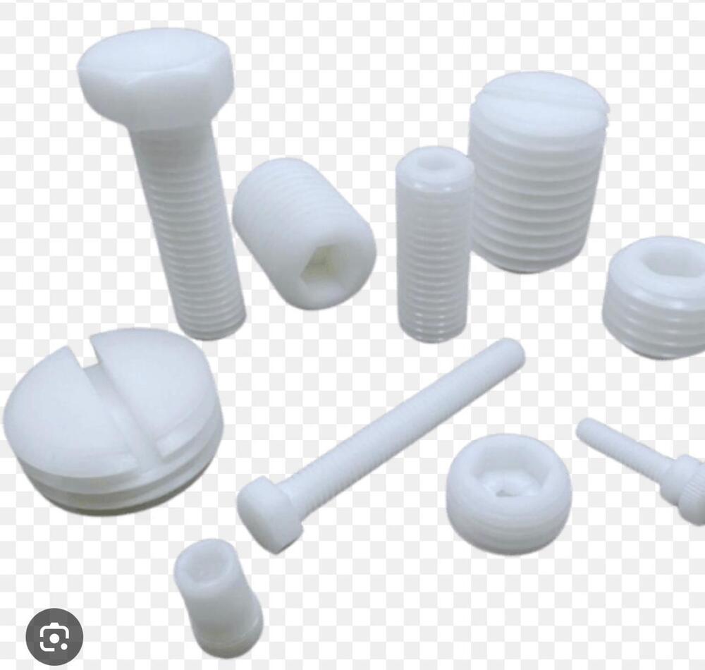 Delrin Cnc Products - Color: White