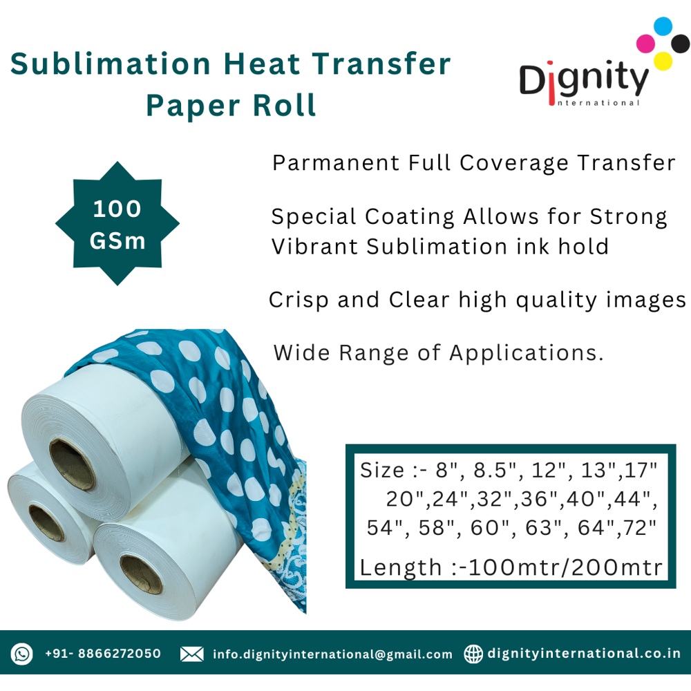 75 Gsm Sublimation Paper Roll