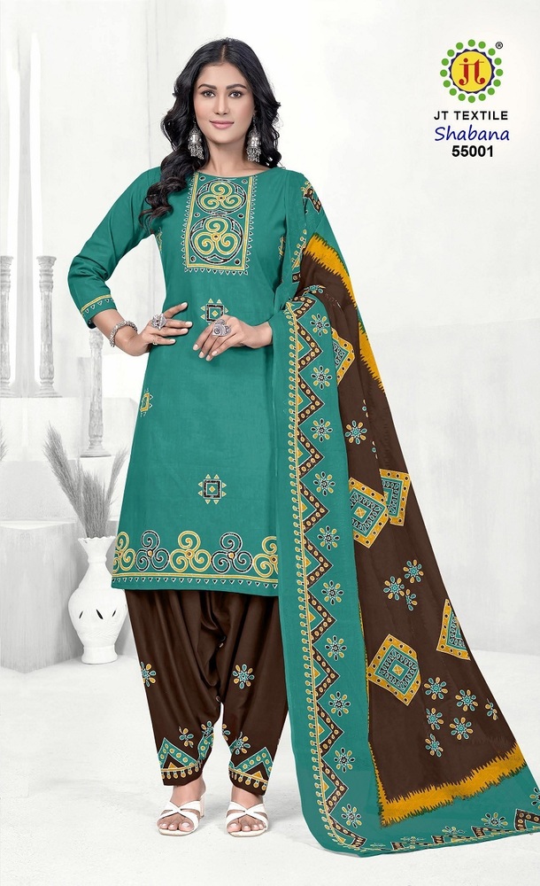 Jt Shabana Vol-55 Dress Material