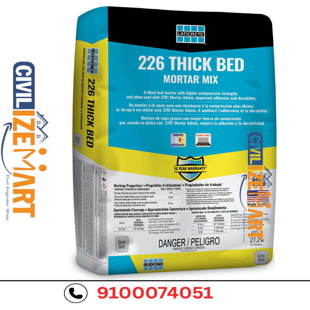 MYK LATICRETE 226 THICK BED MORTAR