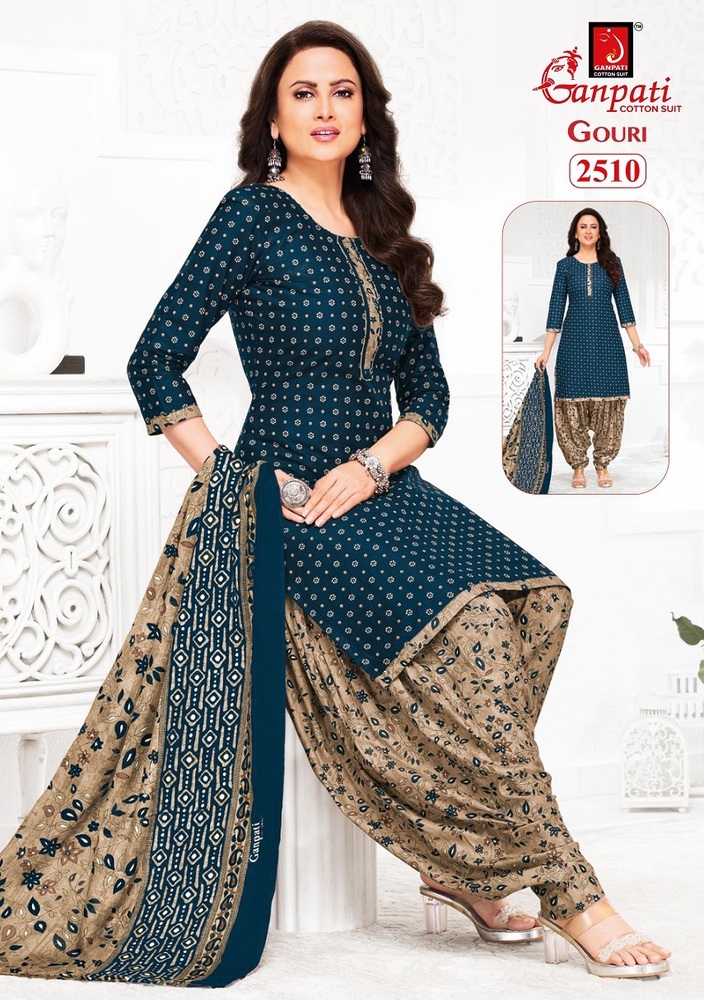 Ganpati Gouri Vol-11  Patiyala Dress Material