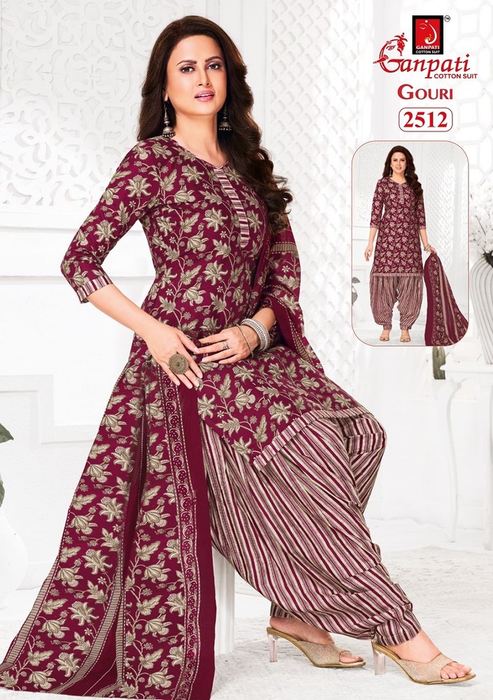 Ganpati Gouri Vol-11  Patiyala Dress Material