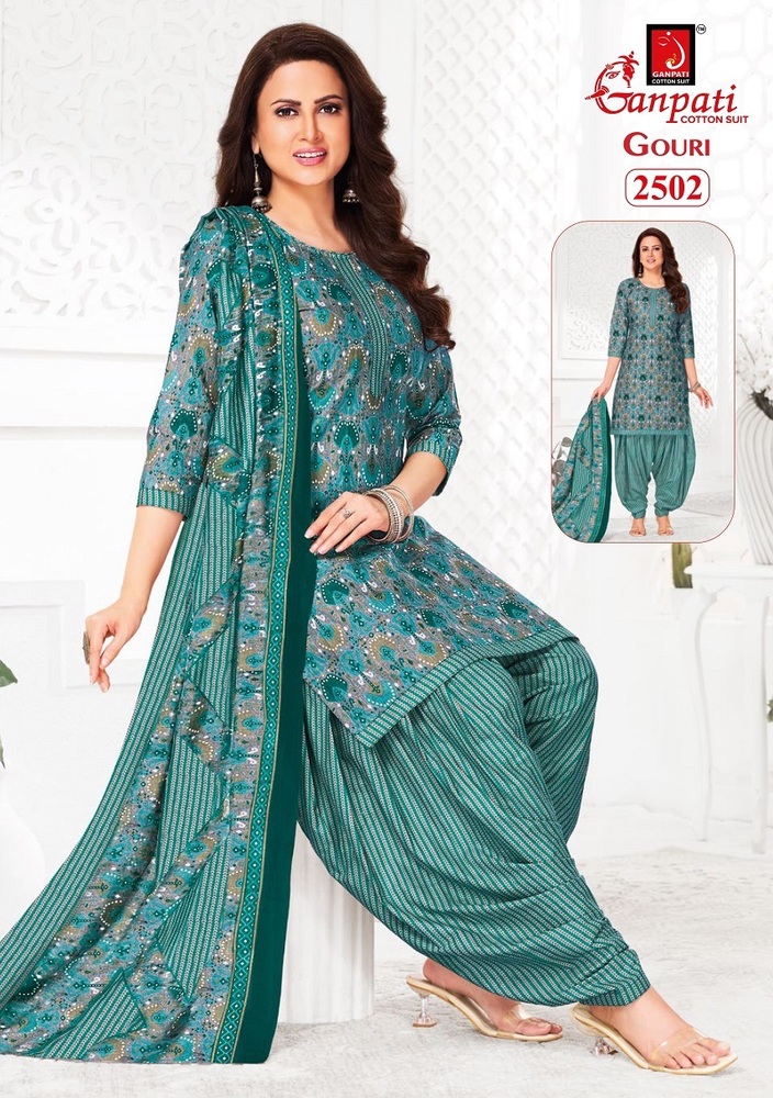 Ganpati Gouri Vol-11  Patiyala Dress Material