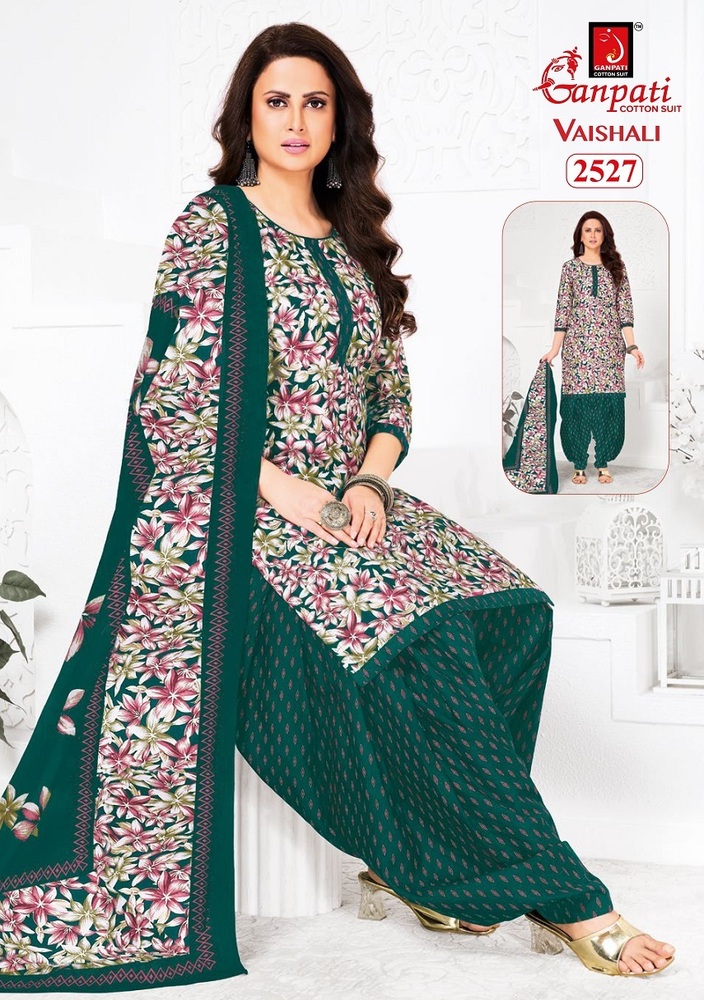Ganpati Vaishali Vol-11 AcA A Patiyala Dress Material