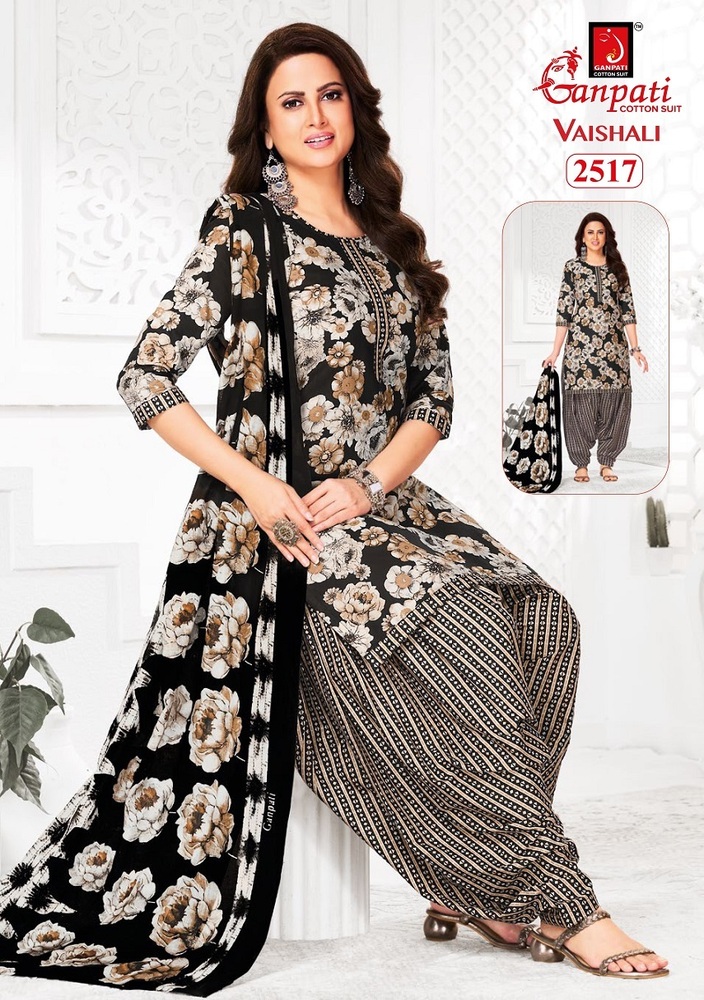 Ganpati Vaishali Vol-11 Patiyala Dress Material