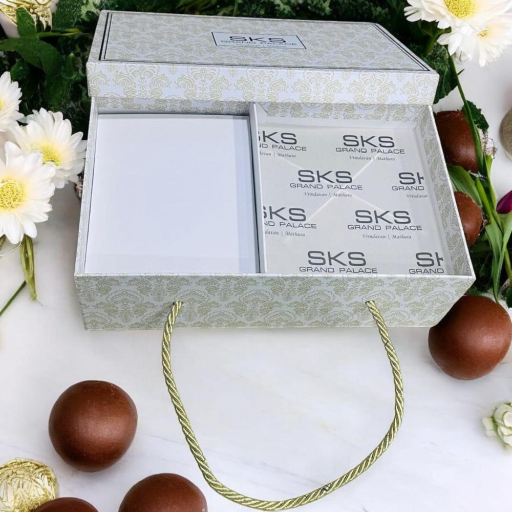 Top Bottom Ribbon Rigid Packaging Box - Coating Type: Customized