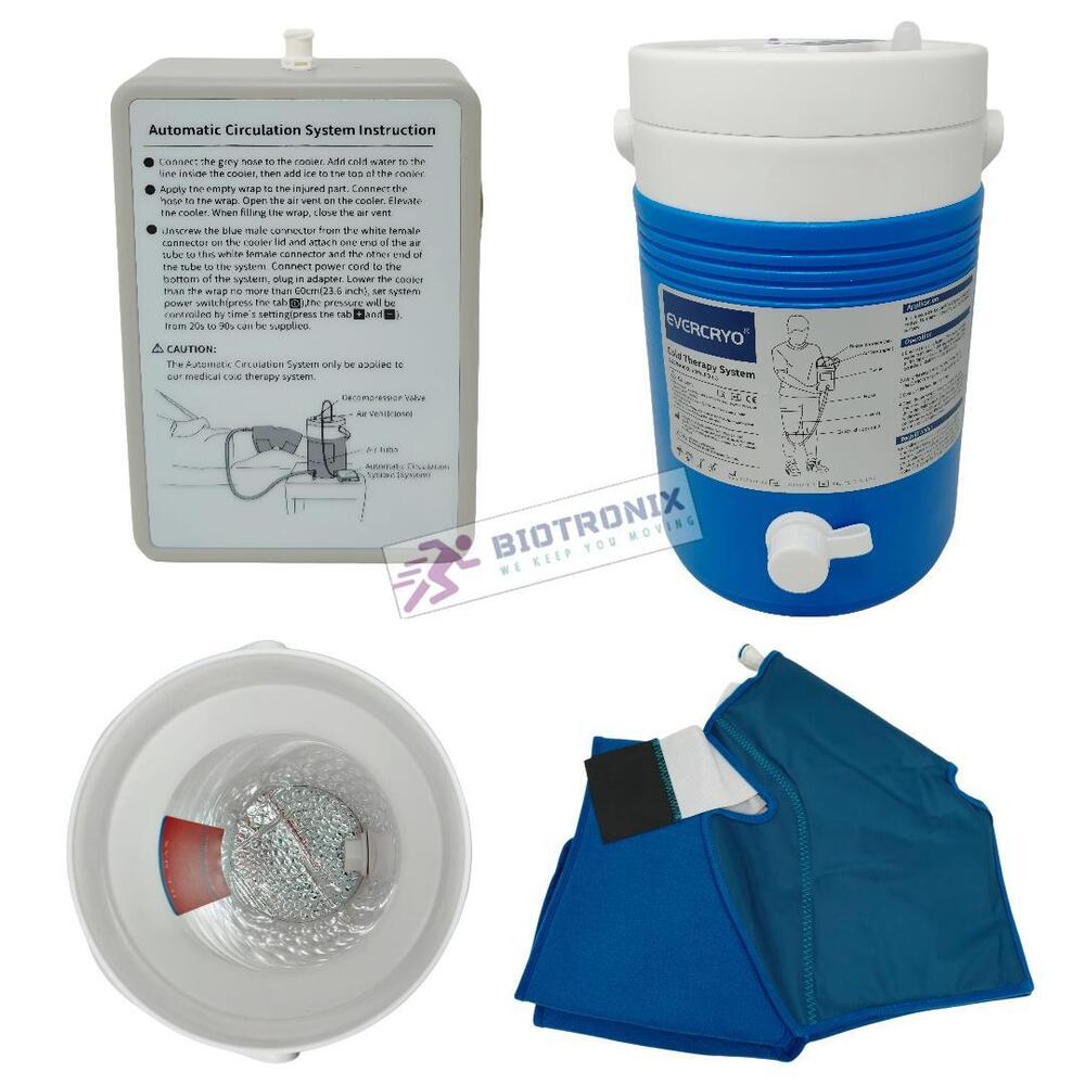 Motorized Cryo Cooling Therapy Device for Full Body Joint Care