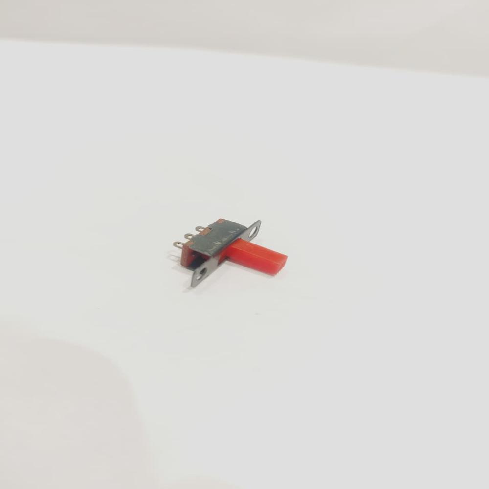 Slide Switch Red Knob 3 Pin On Off 