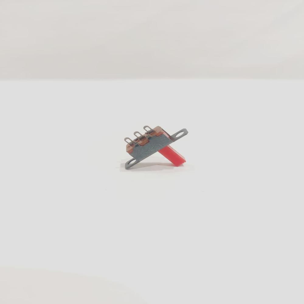 Slide Switch Red Knob 3 Pin On Off 