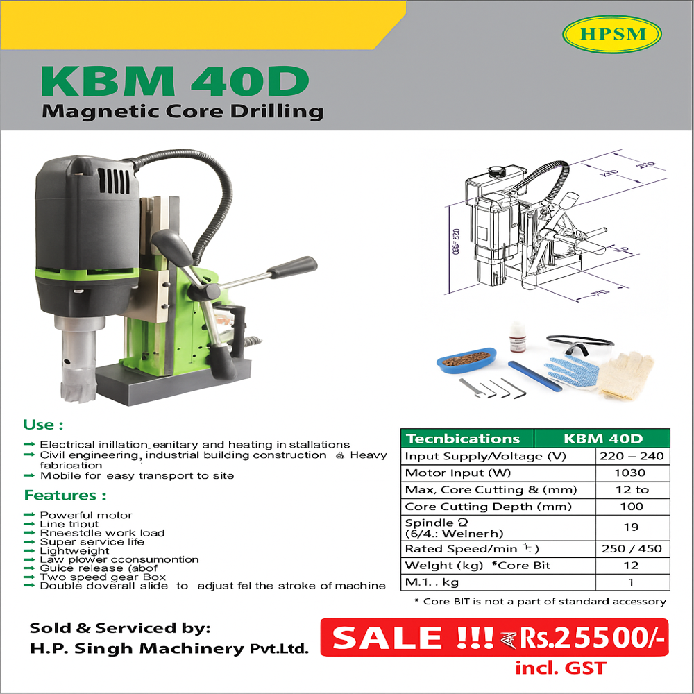 Magnetic Drilling Machine
