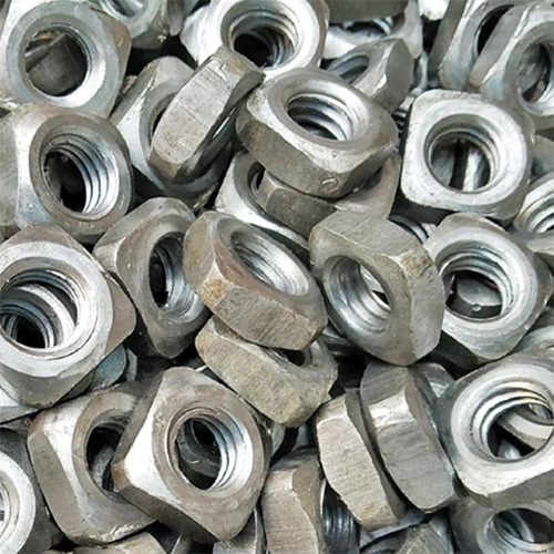 Square Nut - Color: Silver