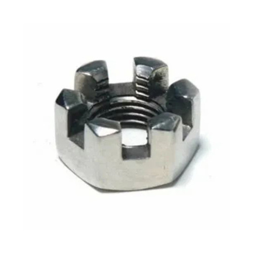 Slotted Nut - Color: Silver