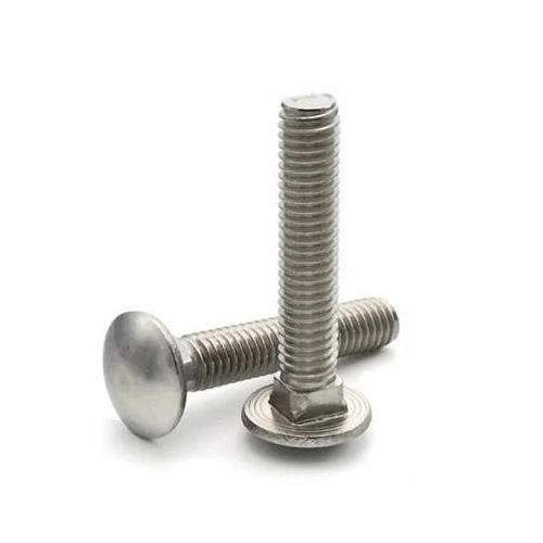 Carriage Bolts - Color: Silver