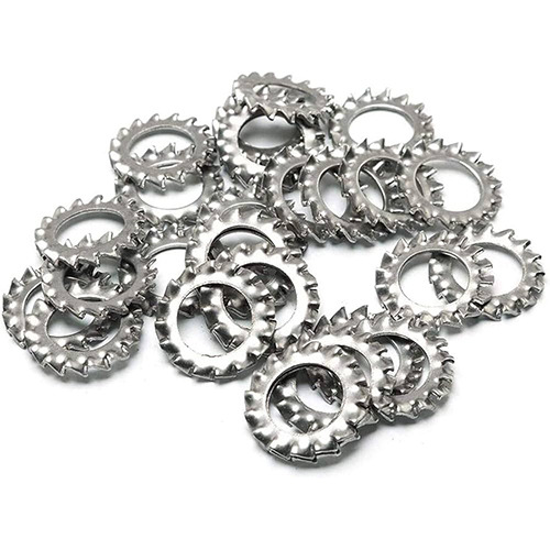 Star Washer - Color: Silver