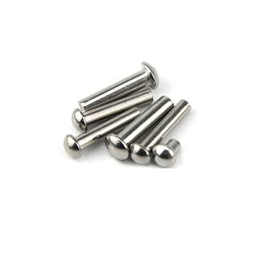 Mushroom Head Rivets - Color: Silver