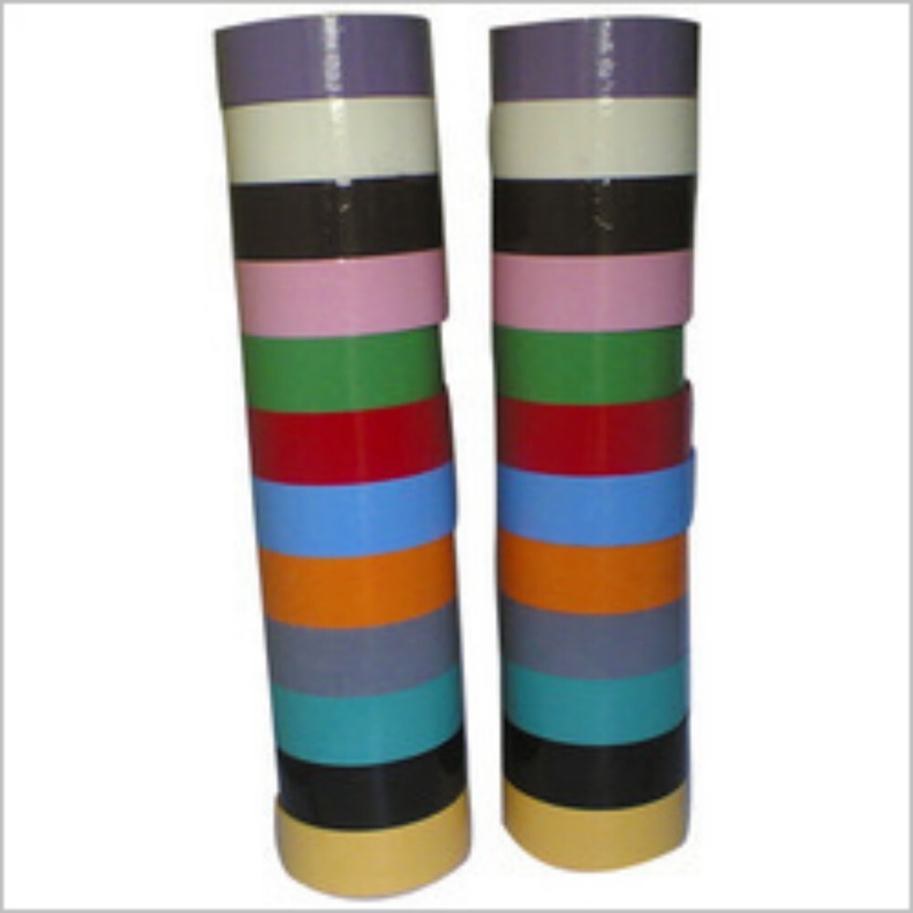 Stationery Tapes - Bopp Film, Multi-colored, Warning Style | Ideal For Packing Applications