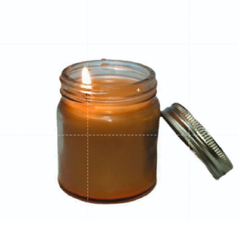 Vintage Design Jar With Tin Lid Candle Holder 100% Good Quality Wax And Natural Smell Scent