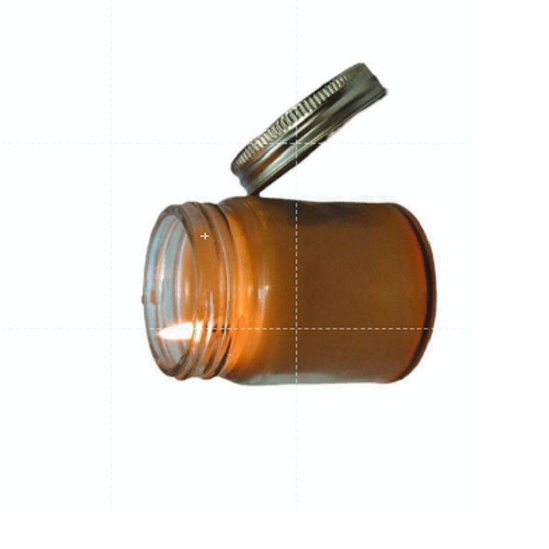 Vintage Design Jar With Tin Lid Candle Holder 100% Good Quality Wax And Natural Smell Scent