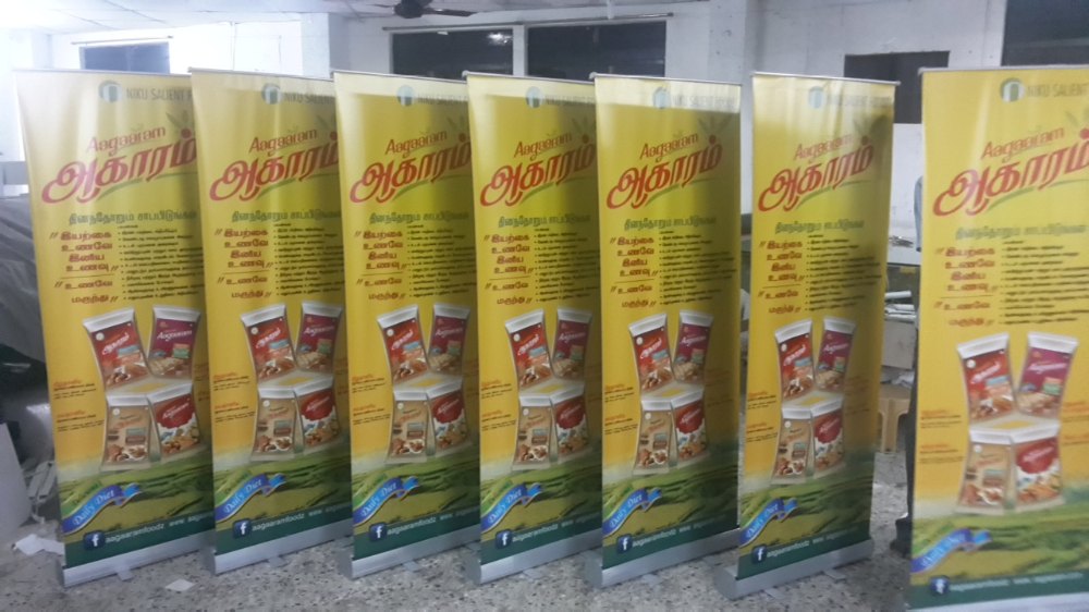 Banner Stand 3x6 Ft - Application: Indoor