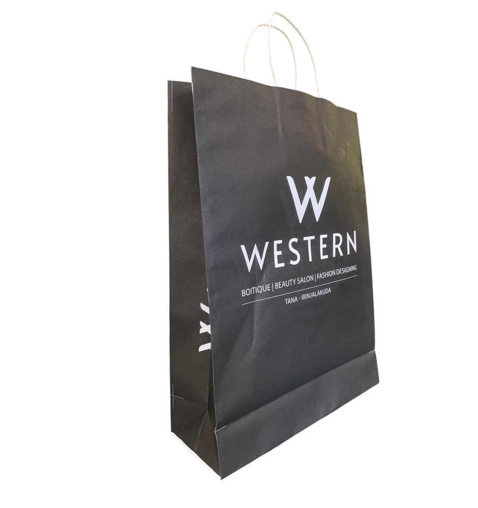 Lightweight Paper Carry Bag - Color: Multi Colour