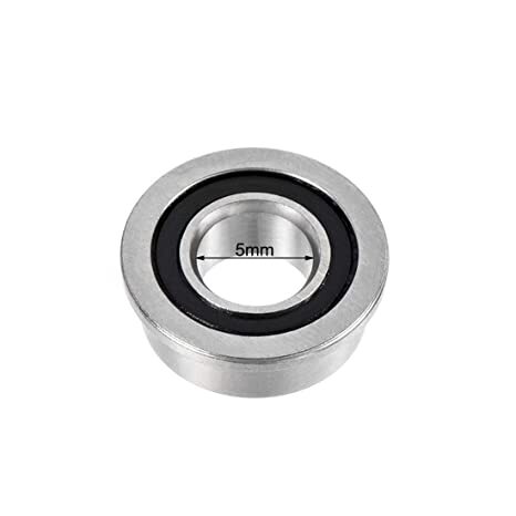 Mf105Rs Flanged Ball Bearing - Color: Silver