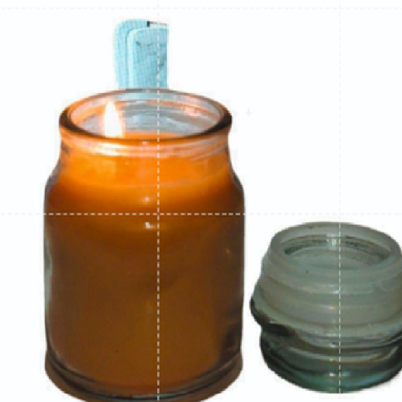 T-Light Candle Holder With Jar Multi Purpose Eco-Friendly 100% Recycle Jar