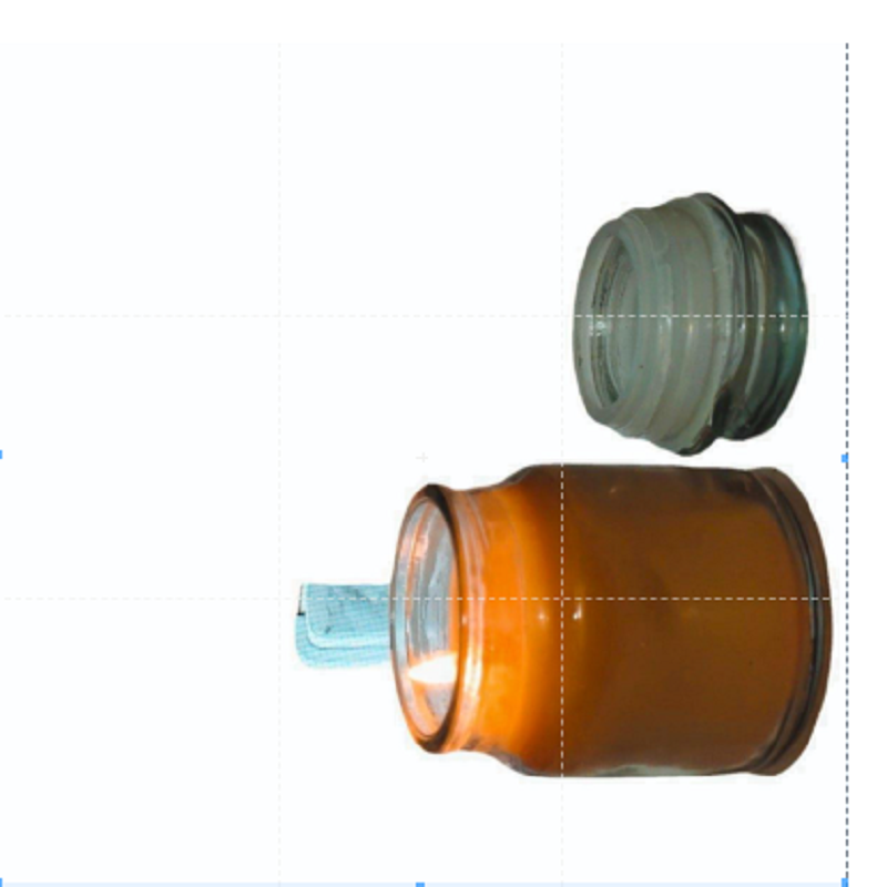 T-Light Candle Holder With Jar Multi Purpose Eco-Friendly 100% Recycle Jar