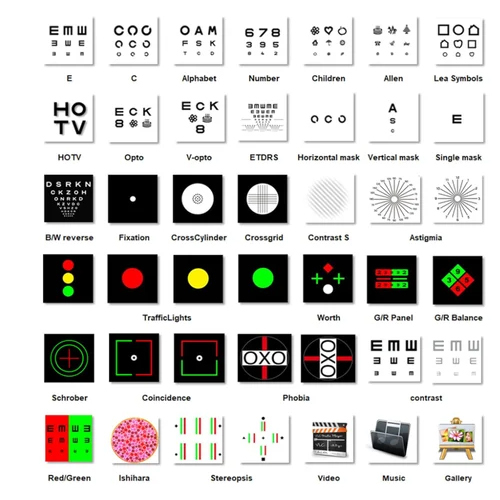 LG Led Vision Acuity Chart