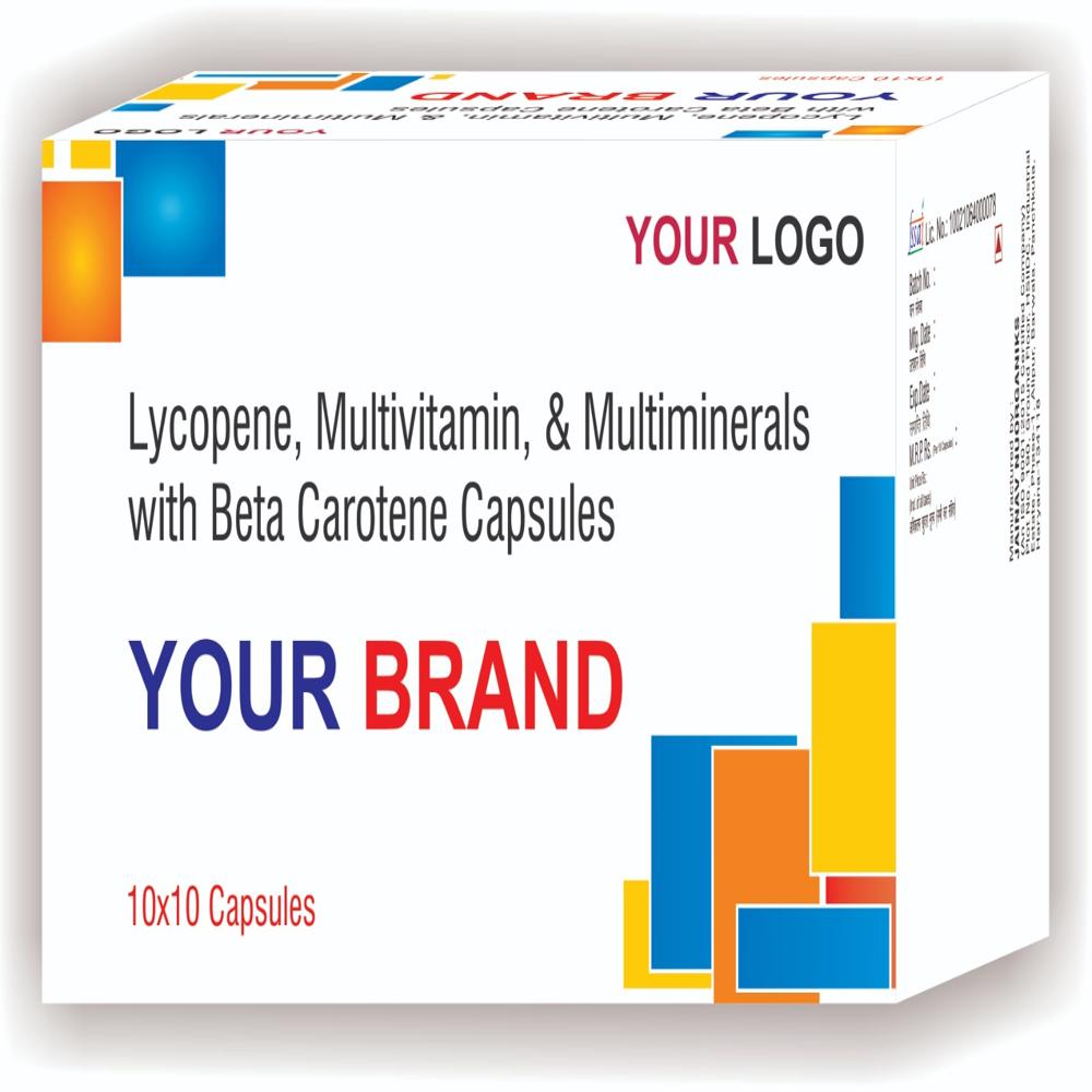 Lycopene, Multivitamin & Multiminerals With Beta Carotene Capsules