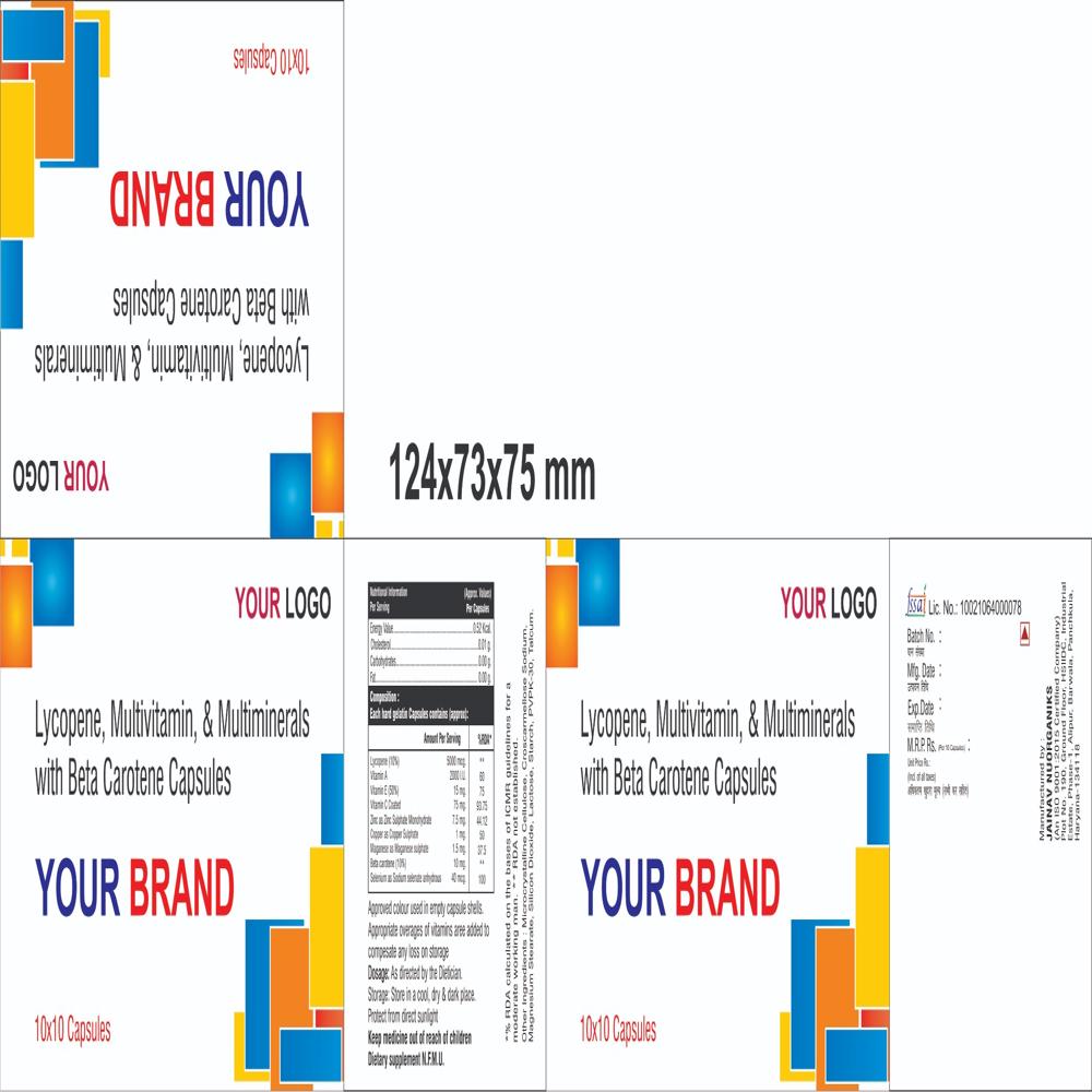 Co-enzyme Q10, Lycopene, Alpha Lipoic Acid, L-carnitine, Cyanocobalamin, Biotin, Pyridoxine, L-arginine, Folic Acid, Omega-3 Fatty Acid, Selenium & Zinc Tablets - Drug Type: Health Supplements